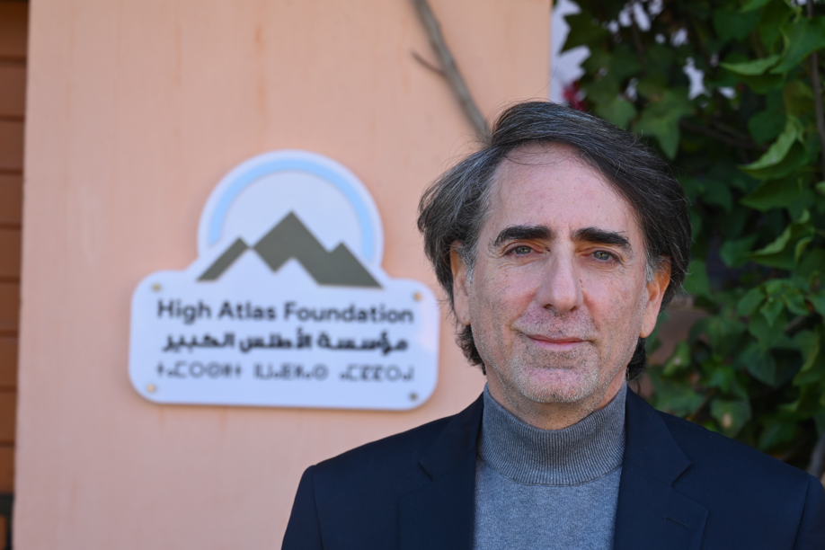 Dr. Yossef Ben-Meir wearing blue sweater and blazer with tan background Dr. Yossef Ben-Meir wearing blue sweater and blazer with tan background